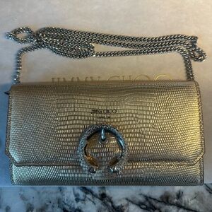 Jimmy Choo Gold Wristlet
